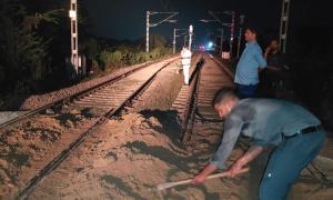 Another sabotage bid? Pile of soil found on rail tracks