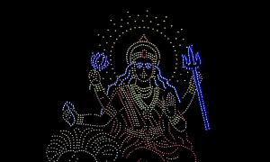 Breathtaking Drone Show At Mysuru Dasara