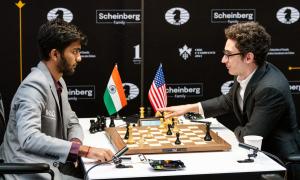 Chess: Gukesh slips to second; Praggnanandhaa loses