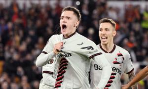 PIX: Leverkusen win at Roma; Marseille held at home