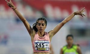 Deeksha sets new Indian record at LA athletics meet