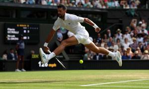 PIX: Djokovic downs Cobolli; Sinner tames Shelton
