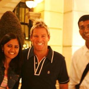 Spotted: Shane Warne in Johannesburg