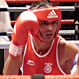Jai Bhagwan in World boxing pre-quarters