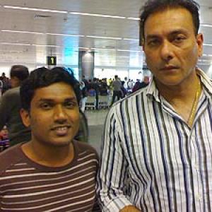 Spotted: Ravi Shastri at Bangalore airport