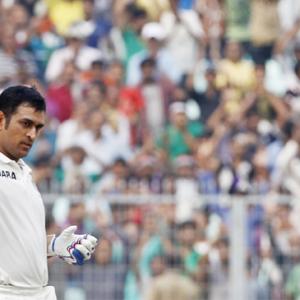 Photos (Day II): Dhoni leads from the front