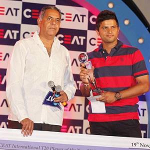 Kohli, Raina walk away with big honours at Ceat cricket awards