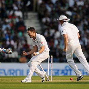 PIX: Indian batsmen falter as England exploit slow track