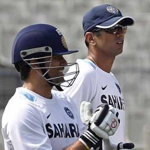 2nd Test: Dravid works on technique
