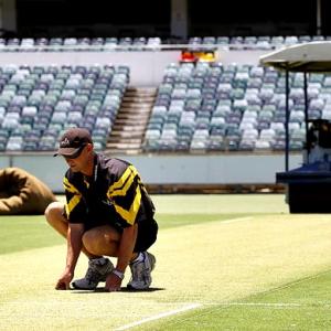 Team India back in the nets at 'green' WACA