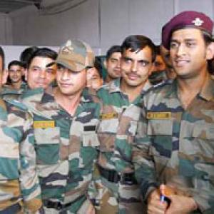 I am fortunate to be part of Indian Army: Dhoni