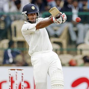 Pujara first Indian to hit 200 in first match vs England