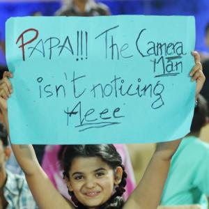 IPL PHOTOS: Get the message from the stands