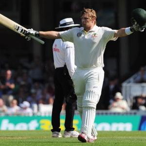 Ashes PHOTOS: Watson scores hundred after Broad head blow