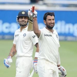 Wanderers Test PHOTOS: Pujara, Kohli put India in command