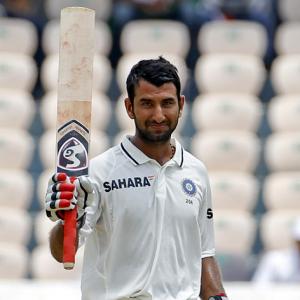 Stats: Pujara in record books; betters Dravid, Ganguly