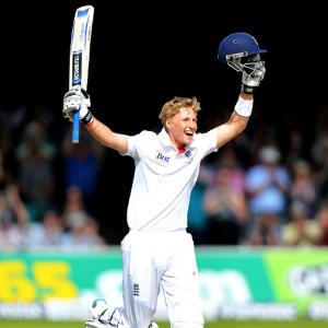 Ashes PHOTOS: Root hits century to put England in control