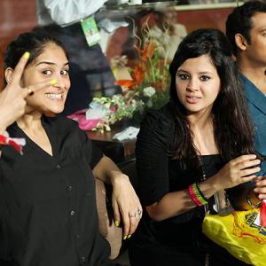 IPL PHOTOS: Sakshi, Poorna prove girls just wanna have fun