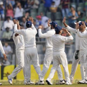 PHOTOS: India in command after Windies batting crumbles