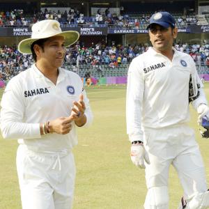 Thank you Sachin for being such a role model for all of us: Dhoni