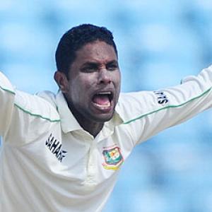 Record man Gazi helps Bangladesh register draw against NZ