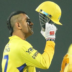 Dhoni goes mohawk! Do you like his new look?