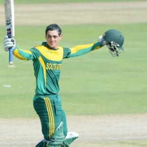Cricket Buzz: De Kock equals record as SA beat Zimbabwe
