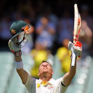 India stage late fightback after Warner's century on Day 1