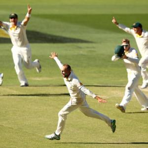 Lyon spins Australia to victory despite Kohli century