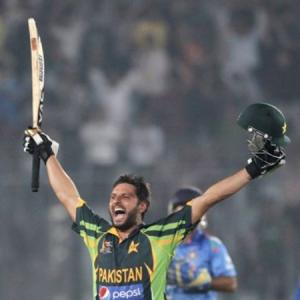 Another feather in Shahid Afridi's cap against India