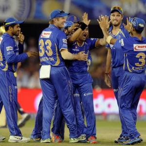 IPL PHOTOS: Veteran Tambe 'tricks' Rajasthan to unlikely victory