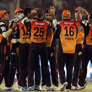IPL PHOTOS: Bhuvneshwar's four wickets guides Hyderabad to victory