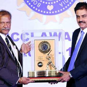 BCCI awards: Vengsarkar, Bhuvneshwar and Rohit Sharma honoured