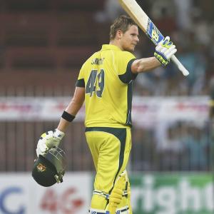 Smith hits maiden ton, Australia thrash Pakistan in first ODI