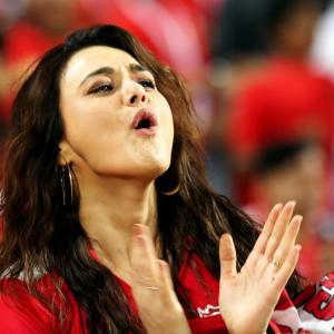 Preity Zinta's ooh...aah...ouch IPL moments