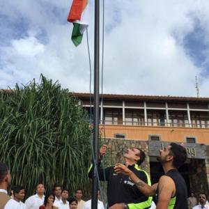 PHOTOS: Sportsmen celebrate India's Independence Day