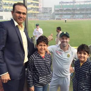 Break my record and my Ferrari is yours: Sehwag's promise to sons