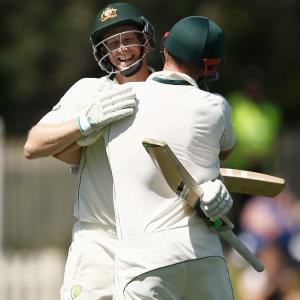 Hobart Test: Voges, Marsh pile on runs against West Indies