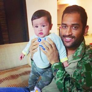 PHOTOS: This Dhoni is super cute!