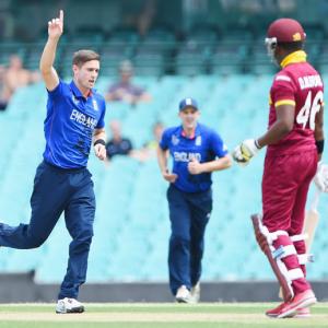 Woakes helps England crush Windies in World Cup warm-up
