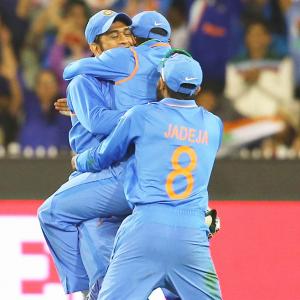 Rohit hundred as unbeaten India whip Bangladesh en route to semis