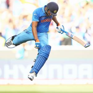 World Cup PHOTOS: 'Lucky' Rohit hits ton against Bangladesh