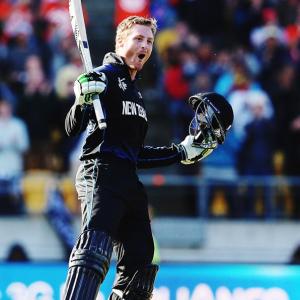 PHOTOS: New Zealand's Guptill hits record 237 against West Indies