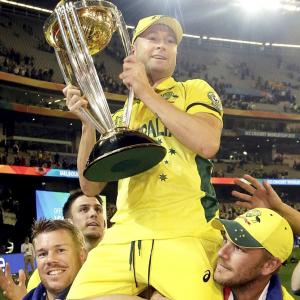 Clarke dedicates World Cup triumph to 'little brother' Hughes