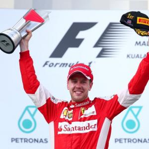 Ferrari's Vettel storms to victory in Malaysia Grand Prix