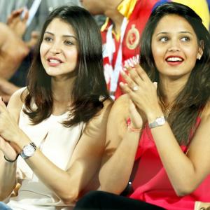 PHOTOS: The many moods of Anushka Sharma and Dipika at IPL 8