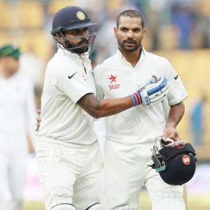 Dhawan's return to form India's biggest gain from Bengaluru Test!