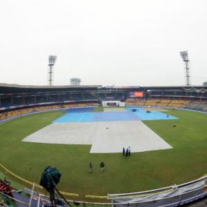 Rain washes out Day 2 of India-SA 2nd Test in Bengaluru