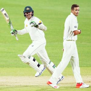 Day-night Test, PHOTOS: Australia edge out New Zealand in thriller