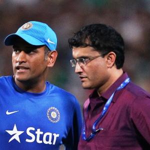 Ganguly wants Dhoni to play T20Is 'more freely'